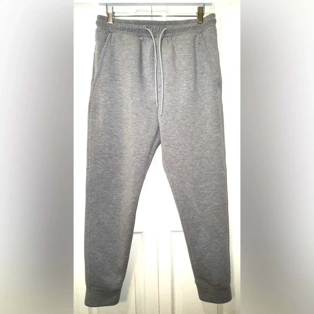 AE American Eagle Scuba Joggers Gray Zip Pocket Athleisure Unisex S